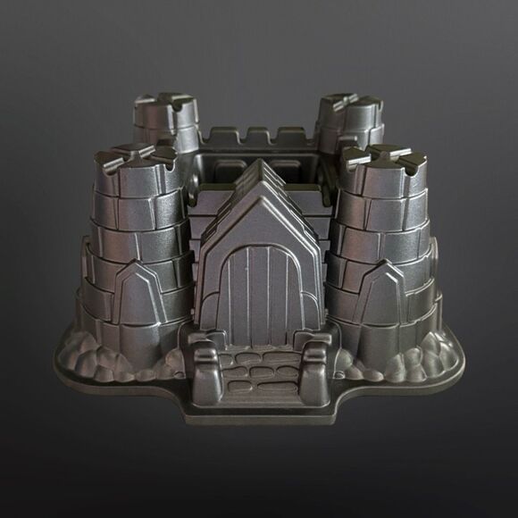 Nordic Ware Bundt Cake Pan Fairytale Cottage Silver Bundt Cake Pan 10 Cup - Picture 7 of 8